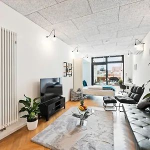 Apartment Lit Living - Luxus Loft - Box Spring - Air Con - Bbq - Panorama